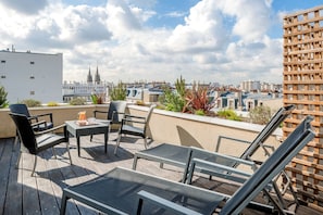 Terrasse sur le toit