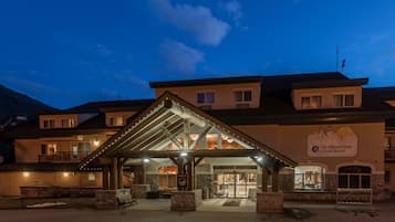 Front of property – evening/night
