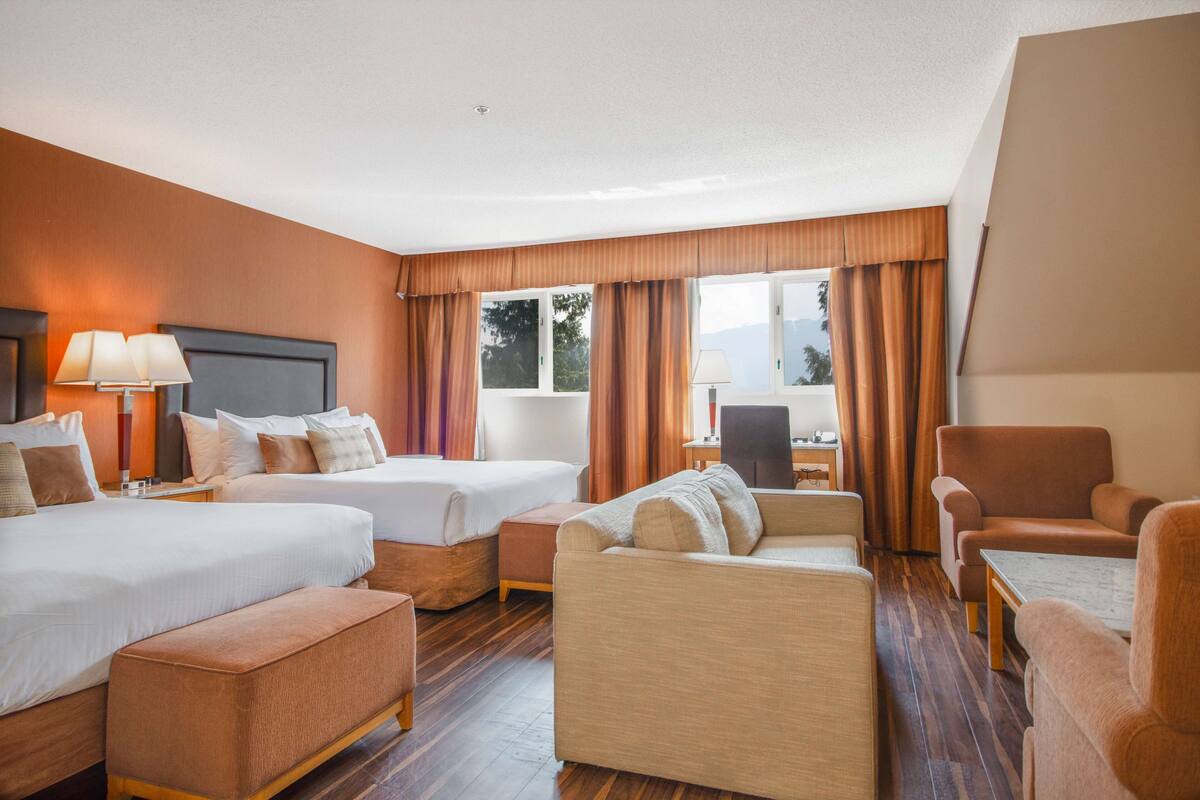 Premium Room (Coast Premium Two Queens) | In-room safe, desk, iron/ironing board, WiFi (free)