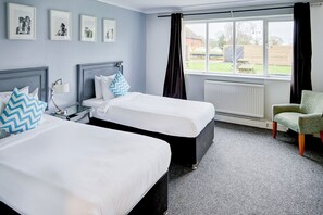 Standard Twin Room, 2 Twin Beds | In-room safe, desk, laptop workspace, iron/ironing board