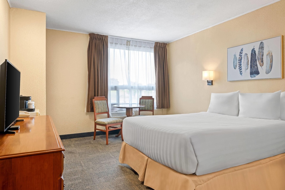Deluxe Room, 1 Queen Bed, Non Smoking (Drive-Up Room) | Desk, blackout drapes, iron/ironing board, WiFi (free)