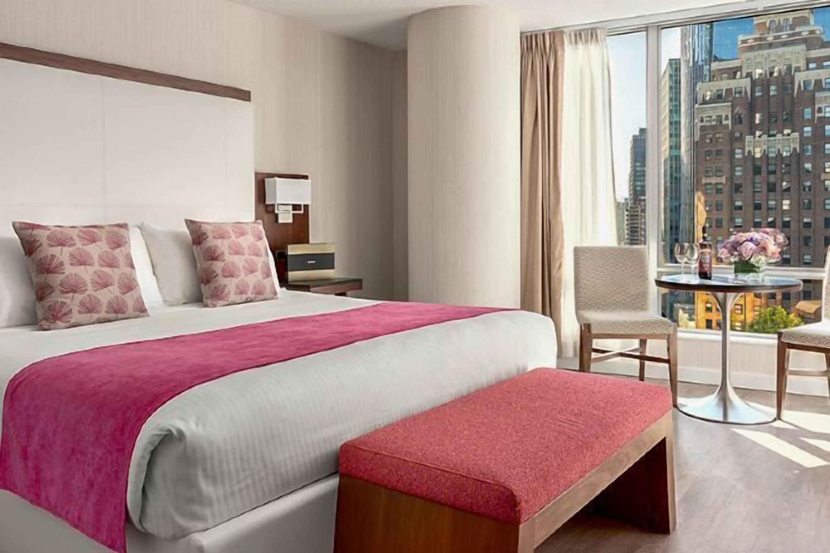 Premium bedding, pillowtop beds, in-room safe, desk