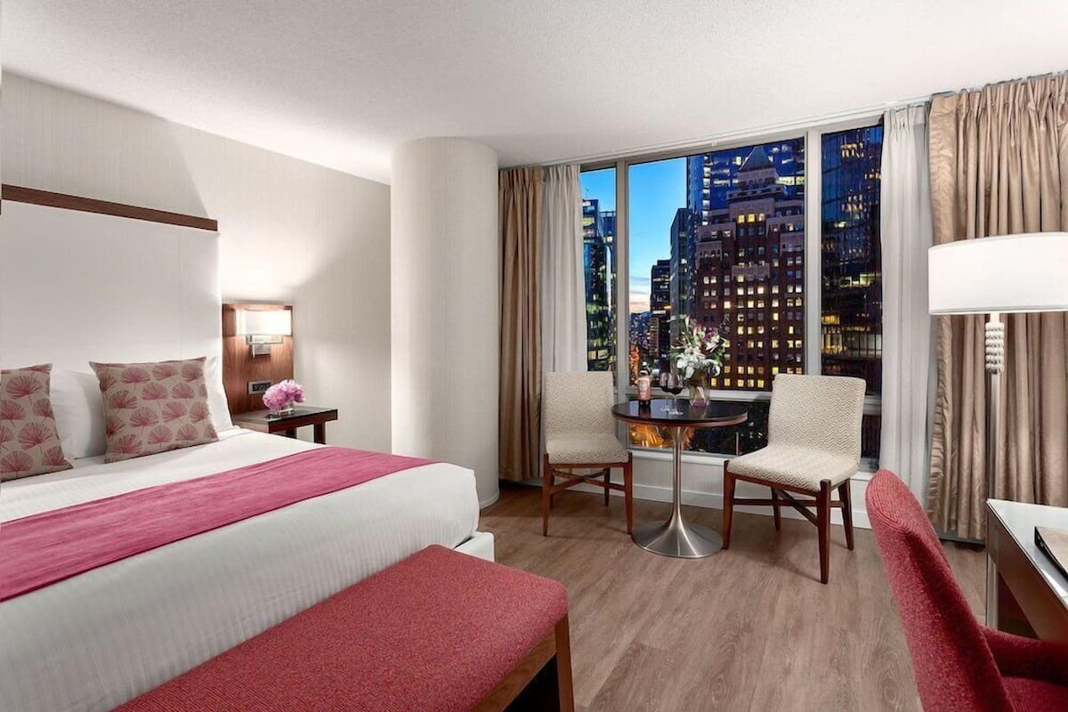 Premium bedding, pillowtop beds, in-room safe, desk