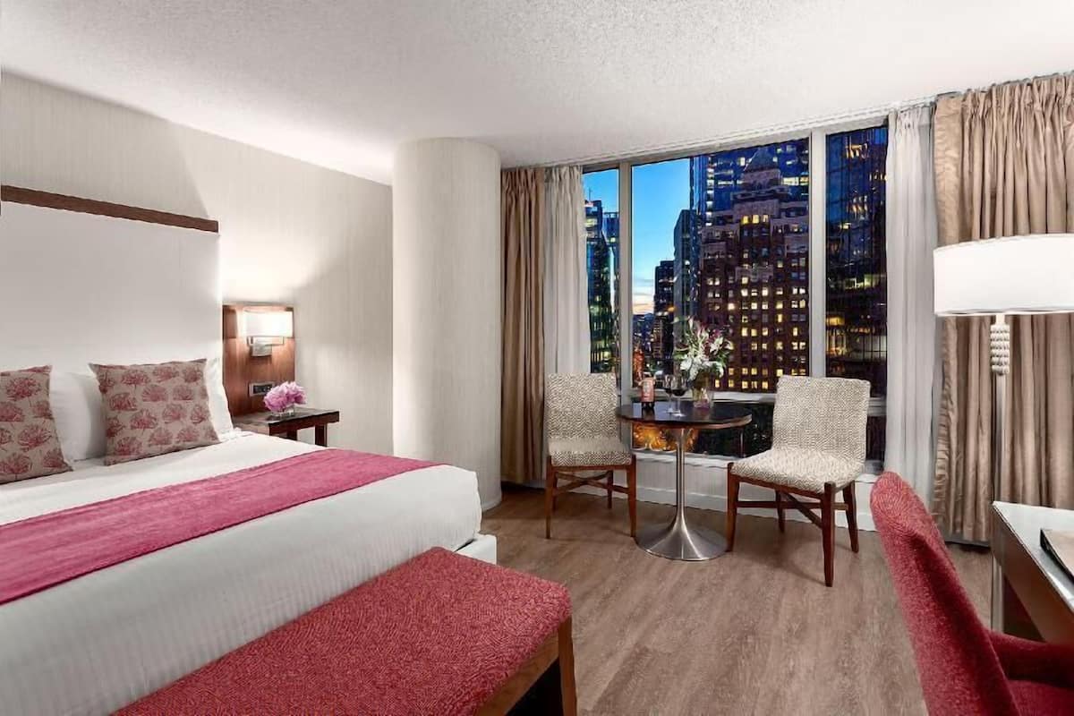 Premium bedding, pillowtop beds, in-room safe, desk