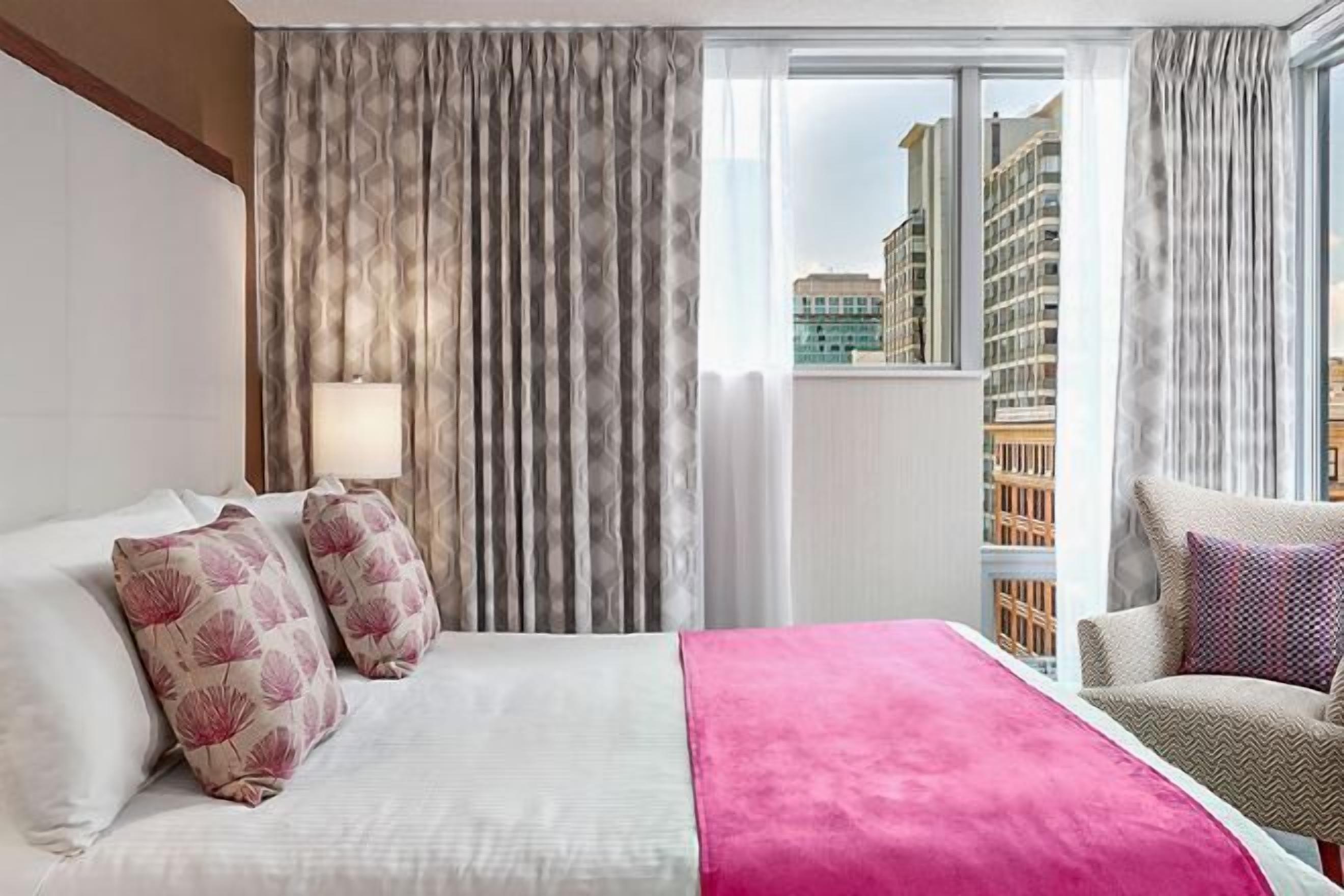 Premium bedding, pillow-top beds, in-room safe, desk