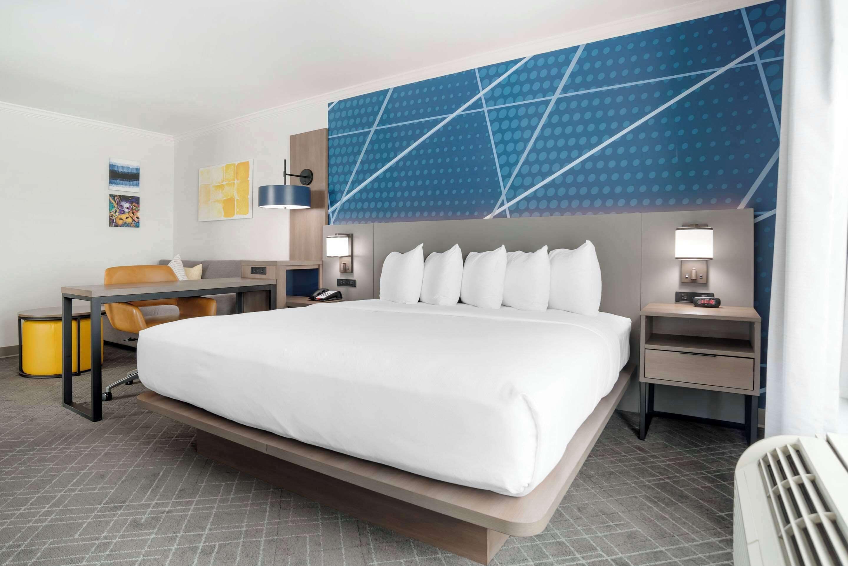 premium bedding, down duvets, pillow-top beds, in-room safe