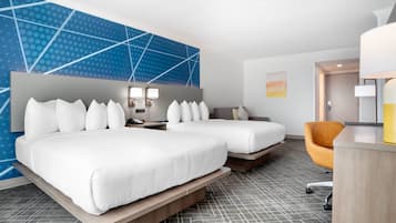 Phòng Suite, 2 giường cỡ queen, không hút thuốc | Bộ đồ giường cao cấp, chăn bông, nệm có lớp đệm bông