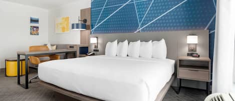 Premium bedding, down duvets, pillow-top beds, in-room safe