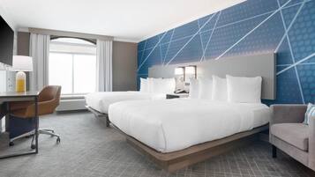 Standard Room, 2 Queen Beds, Non Smoking | Premium bedding, down duvets, pillow-top beds, in-room safe
