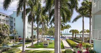 Hotel room view looking out at The Reach Key West, Curio Collection by Hilton