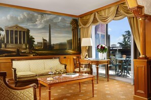 Junior Suite, Terrace | 1 bedroom, premium bedding, down comforters, Tempur-Pedic beds