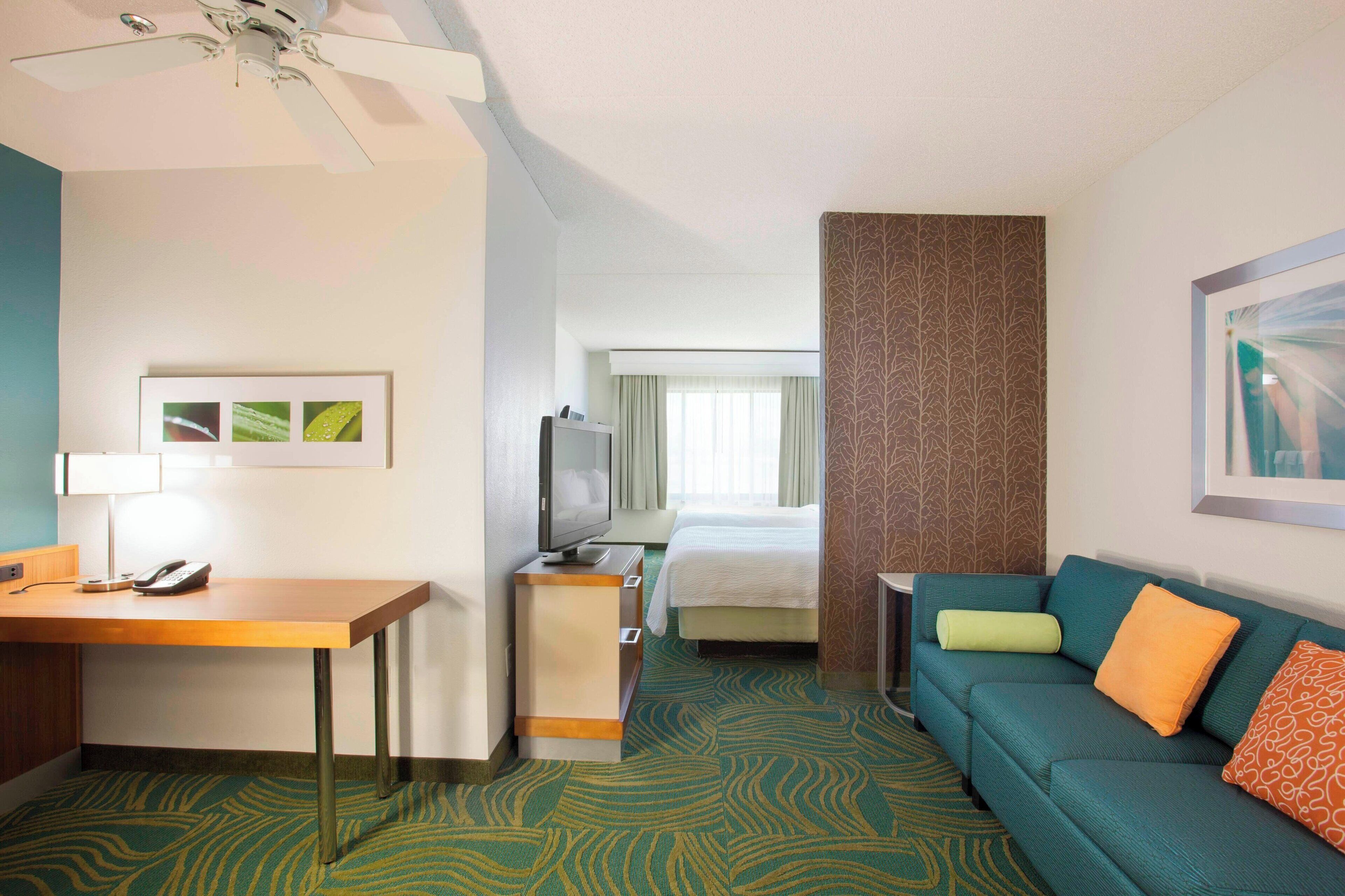 premium bedding, desk, soundproofing, iron/ironing board