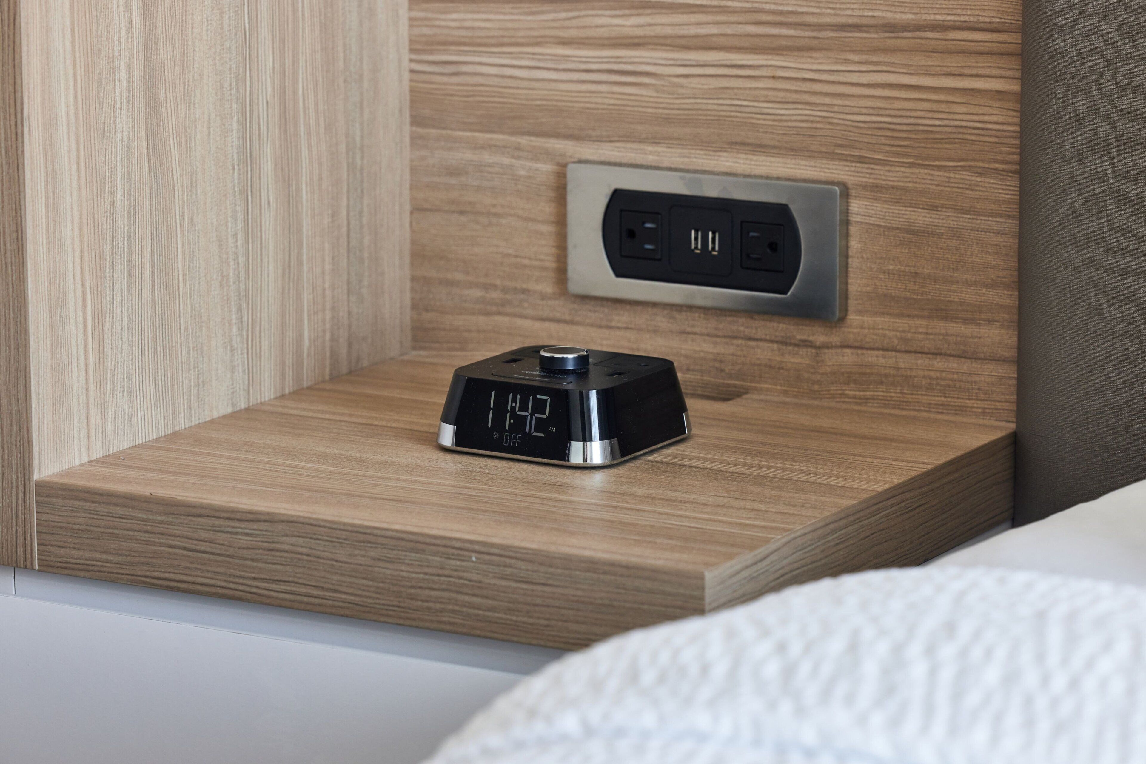 premium bedding, desk, soundproofing, iron/ironing board