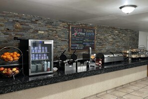 Café da manhã continental grátis todos os dias