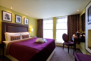 Desk, blackout curtains, iron/ironing board, free WiFi