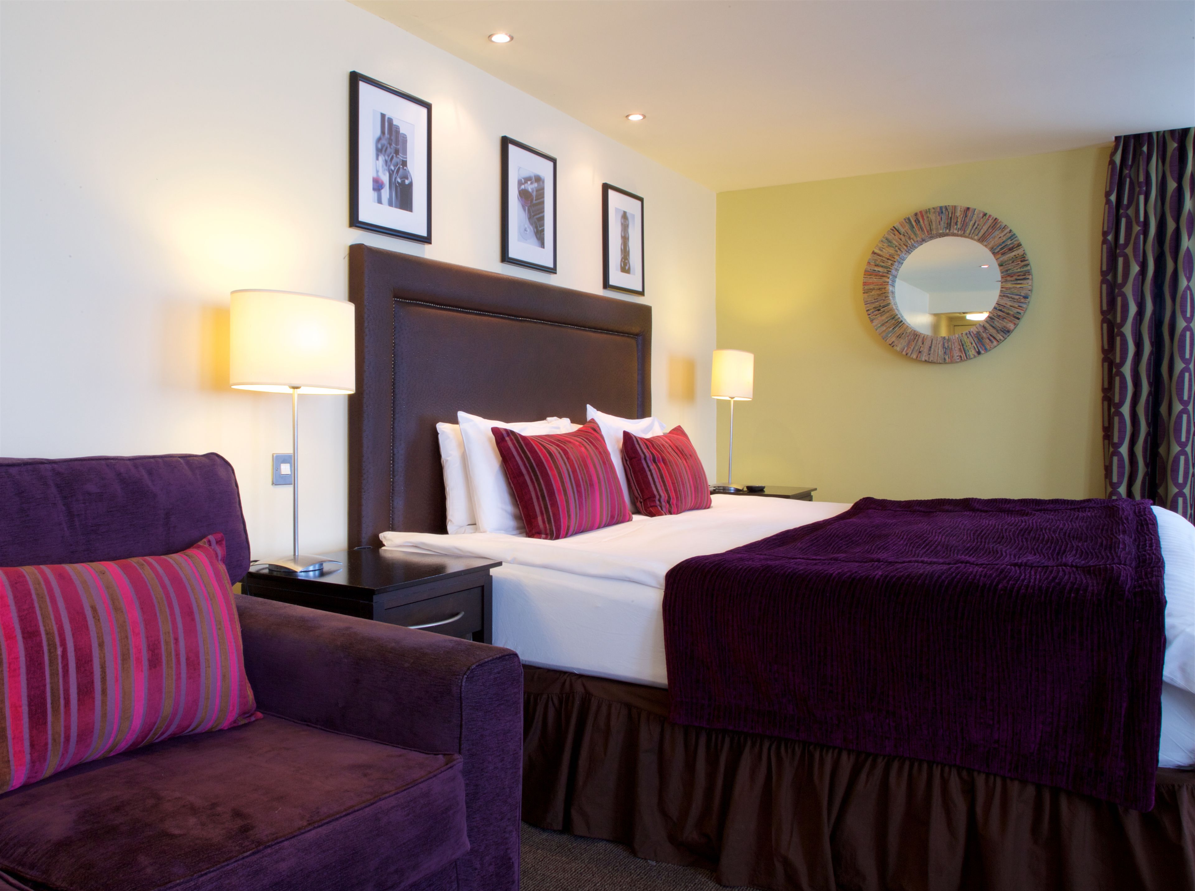 desk, blackout curtains, iron/ironing board, free wifi