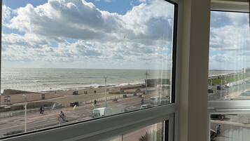 Triple Room, Multiple Beds, Sea View | Beach/ocean view