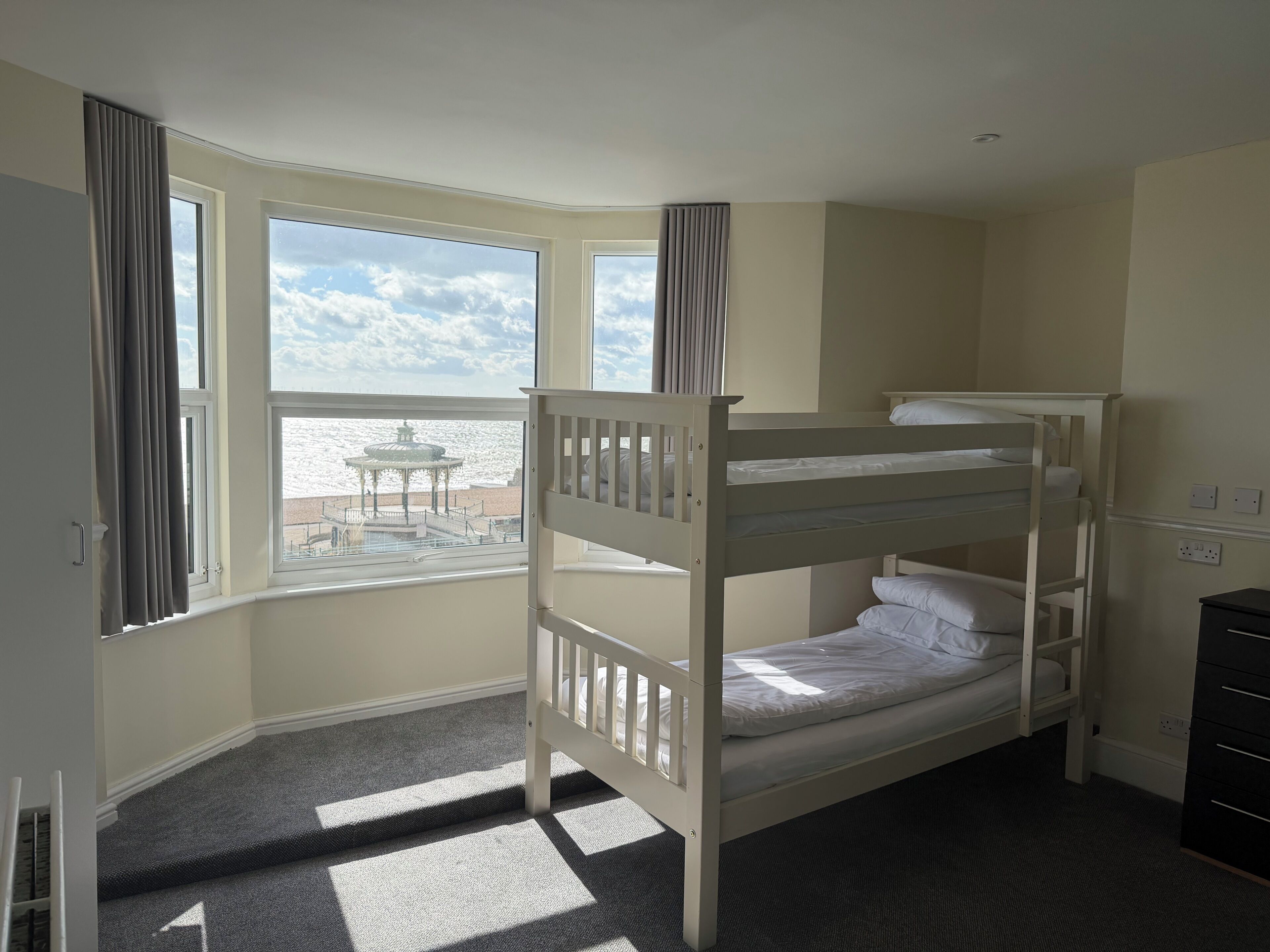 Quadruple Room, Multiple Beds, Sea View | In-room safe, iron/ironing board, free WiFi, bed sheets