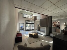 Sala de estar en el lobby