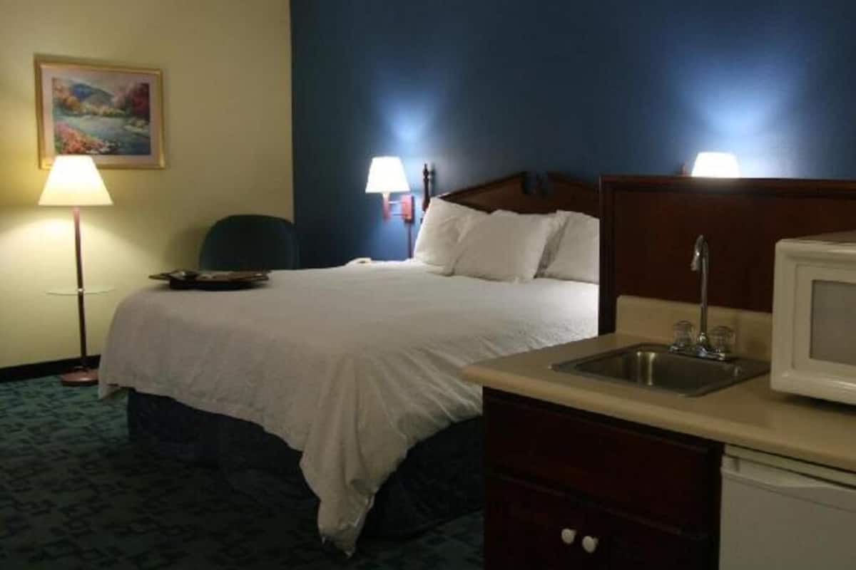 In-room safe, desk, blackout curtains, iron/ironing board