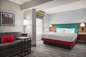 One King Bed, Non-Smoking | Premium bedding, down comforters, desk, laptop workspace - Hampton Inn & Suites Charlotte-Arrowood Rd. (Charlotte)