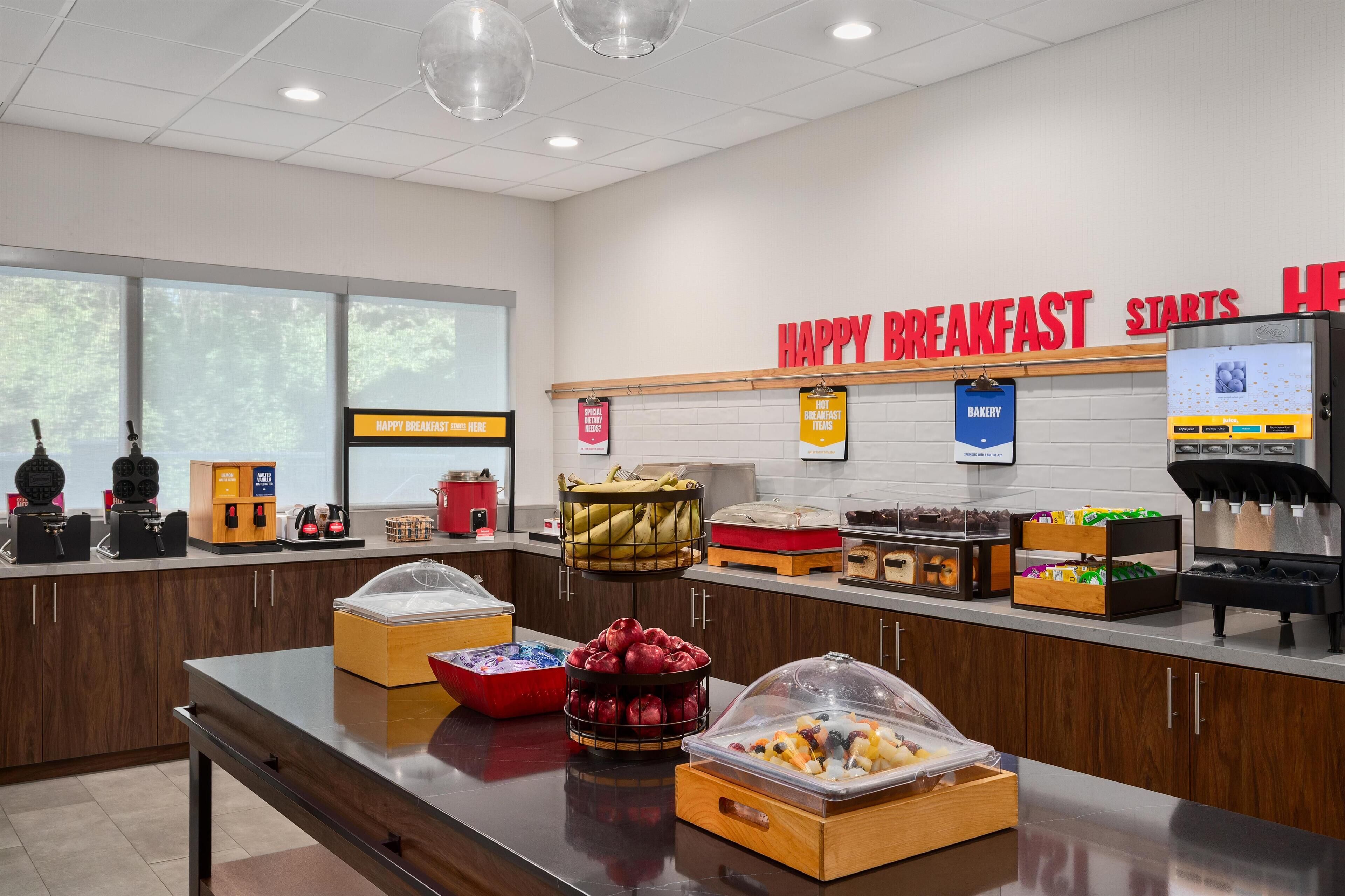 Free daily on-the-go breakfast