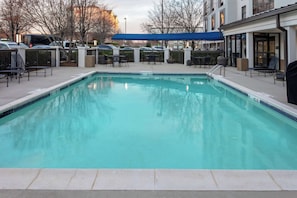 Seasonal outdoor pool