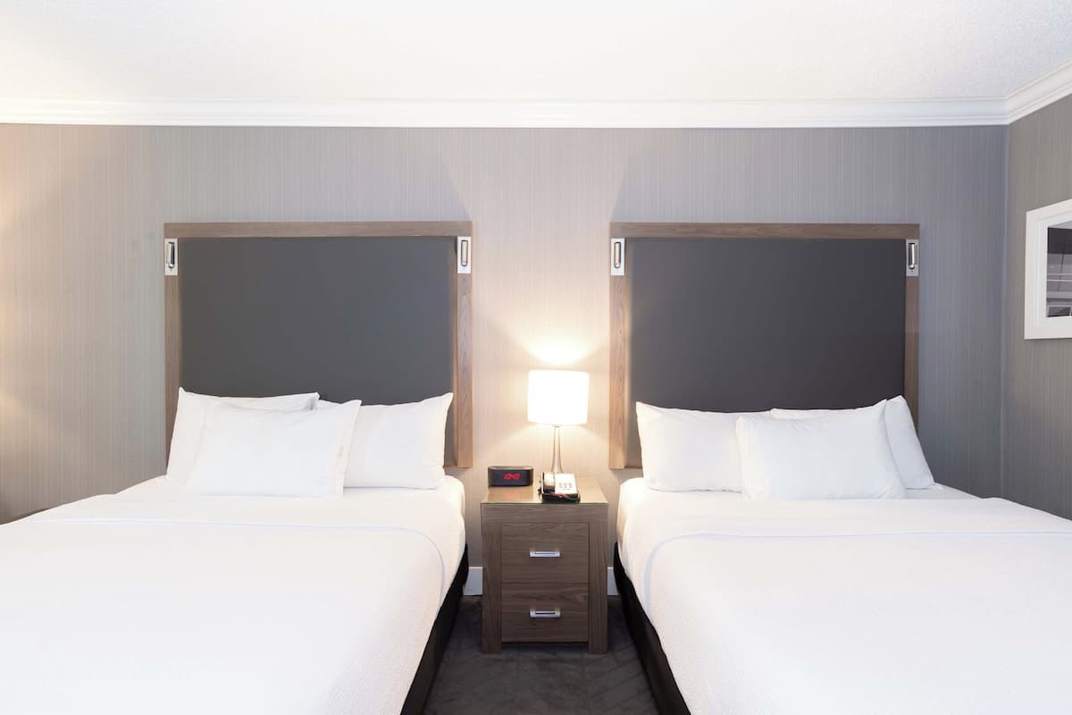 standard room, 2 queen beds | hypo-allergenic bedding, in-room safe, desk, laptop workspace