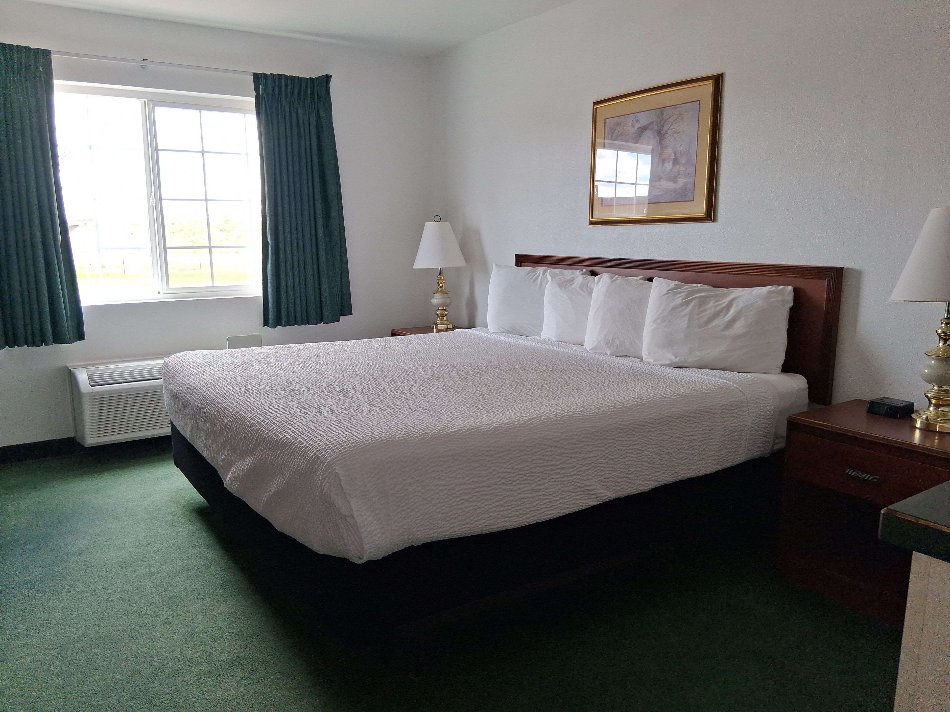 Hypo-allergenic bedding, iron/ironing board, cribs/infant beds