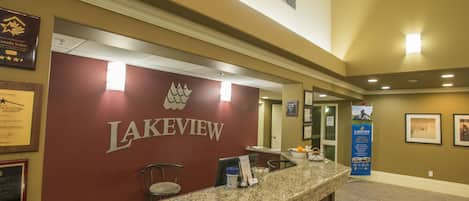 Check-in/check-out kiosk