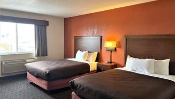 Deluxe Room, 2 Queen Beds, Non Smoking, Lake View (Second Floor) | Desk, laptop workspace, blackout drapes, iron/ironing board