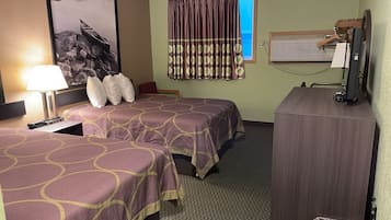 Upgraded, Standard Room, 2 Queen Beds | Individually decorated, individually furnished, desk