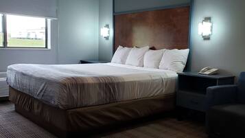 Individually decorated, individually furnished, desk, laptop workspace