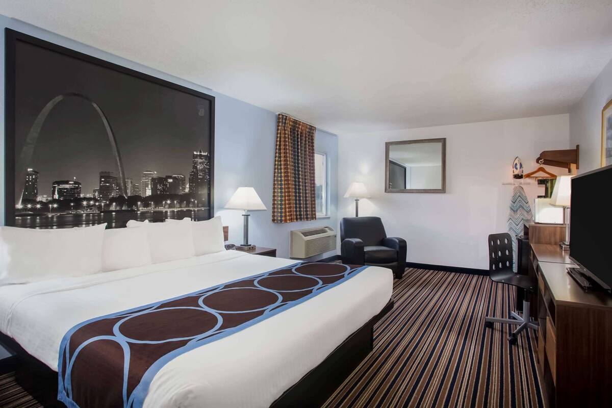 In-room safe, desk, blackout curtains, iron/ironing board