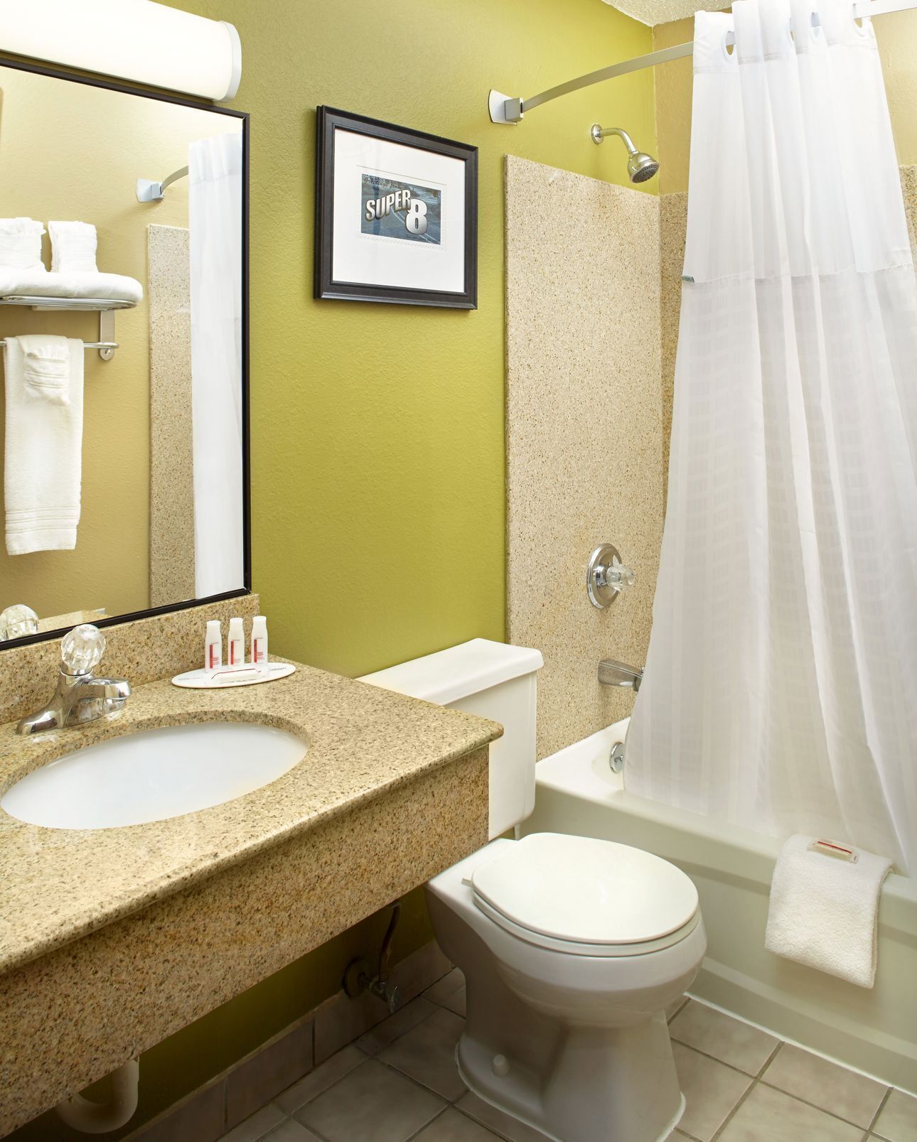 Bathroom | Combined shower/bathtub, deep-soaking bathtub, free toiletries