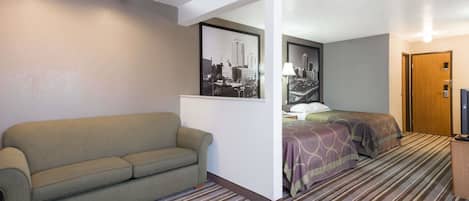 Sviitti, 2 keskisuurta parisänkyä, tupakointi kielletty | Työpöytä, silitysrauta/-lauta, ilmaiset lisävuoteet, ilmainen Wi-Fi