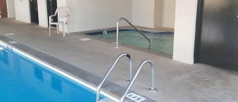 Indoor pool, outdoor pool