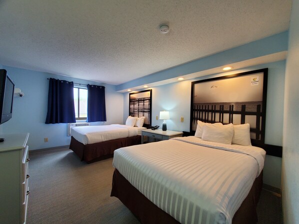 Double Room, 2 Double Beds | 1 bedroom, iron/ironing board, free WiFi, bed sheets