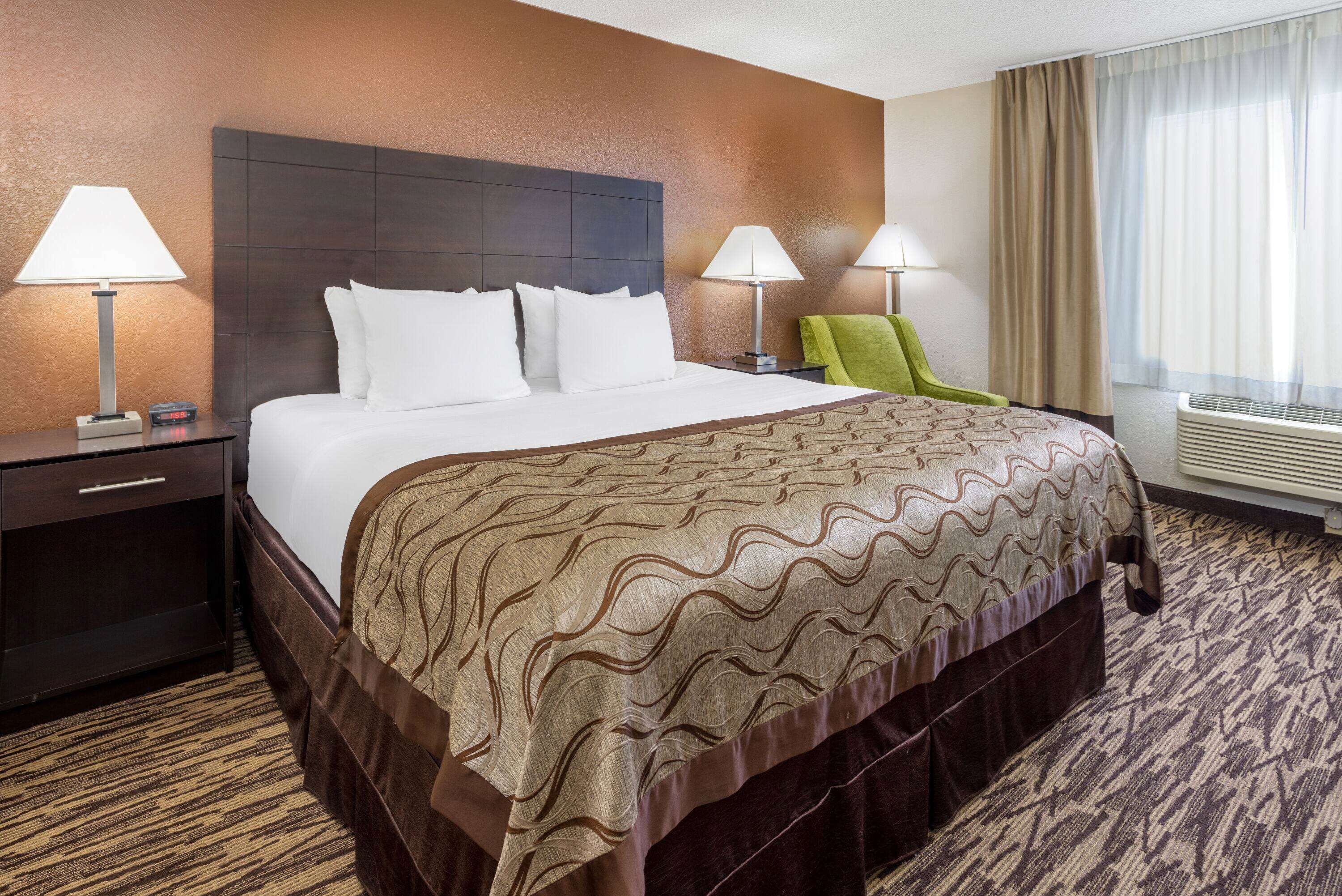 Room, 1 King Bed, Non Smoking | Individually decorated, individually furnished, desk, laptop workspace