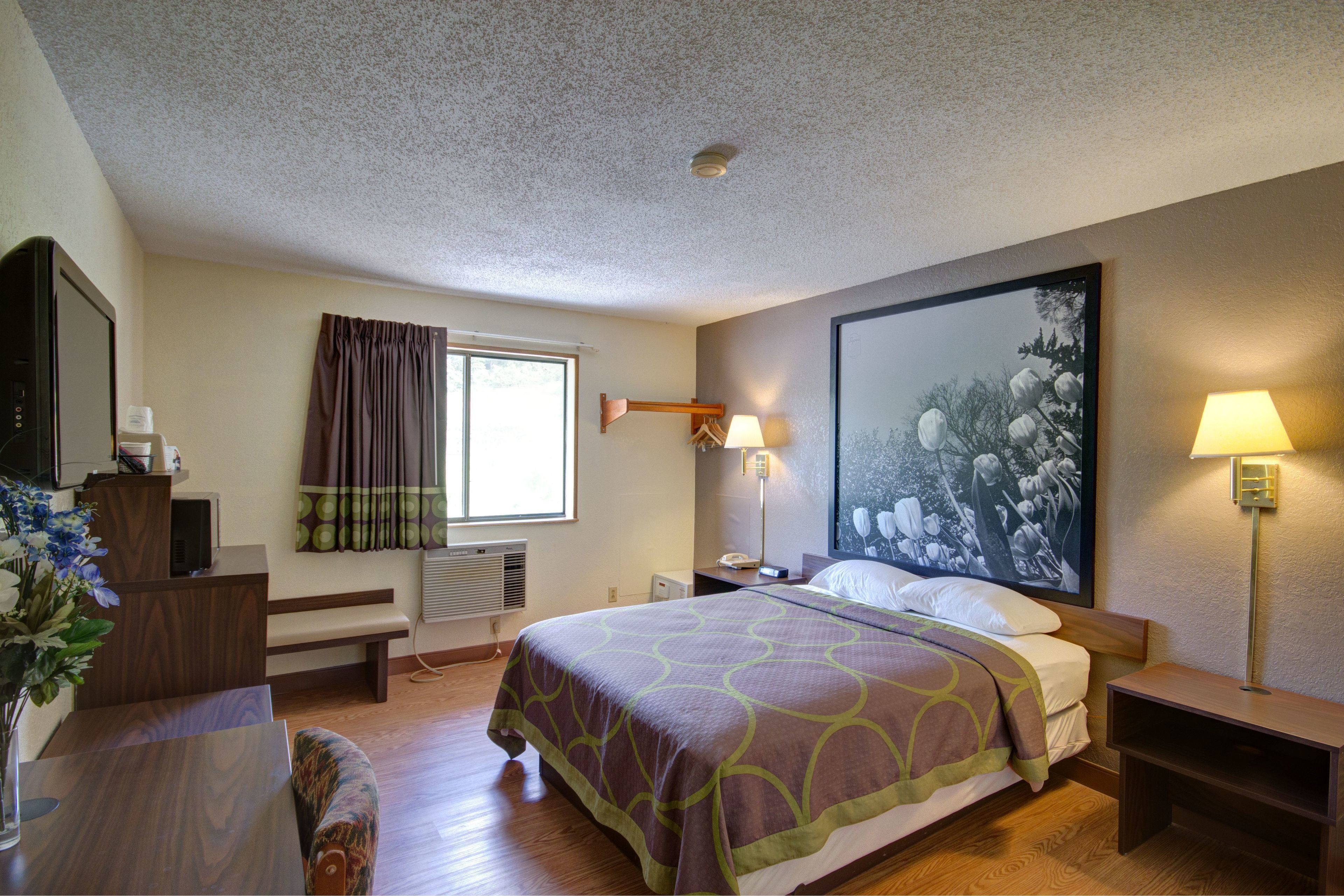 Chambre, 1 grand lit, non-fumeur | Bureau, accès au Wi-Fi (inclus), literie fournie