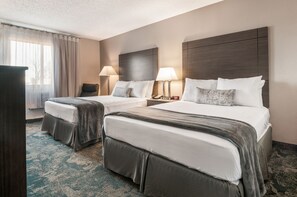 Standard Double Room | Desk, blackout drapes, iron/ironing board, free cribs/infant beds
