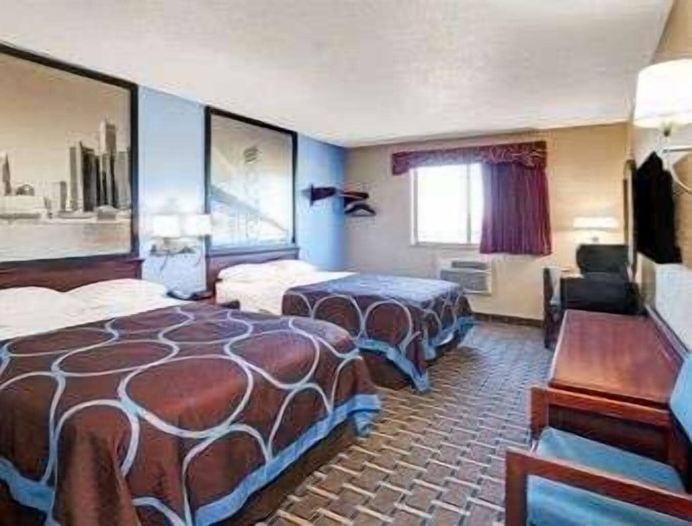 Desk, blackout drapes, rollaway beds, WiFi