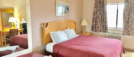 In-room safe, desk, blackout curtains, soundproofing