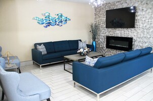 Sala de estar en el lobby