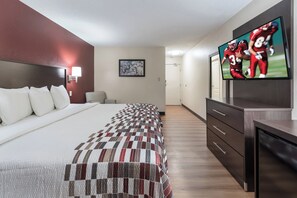 Blackout curtains, free cots/infant beds, free WiFi, bed sheets