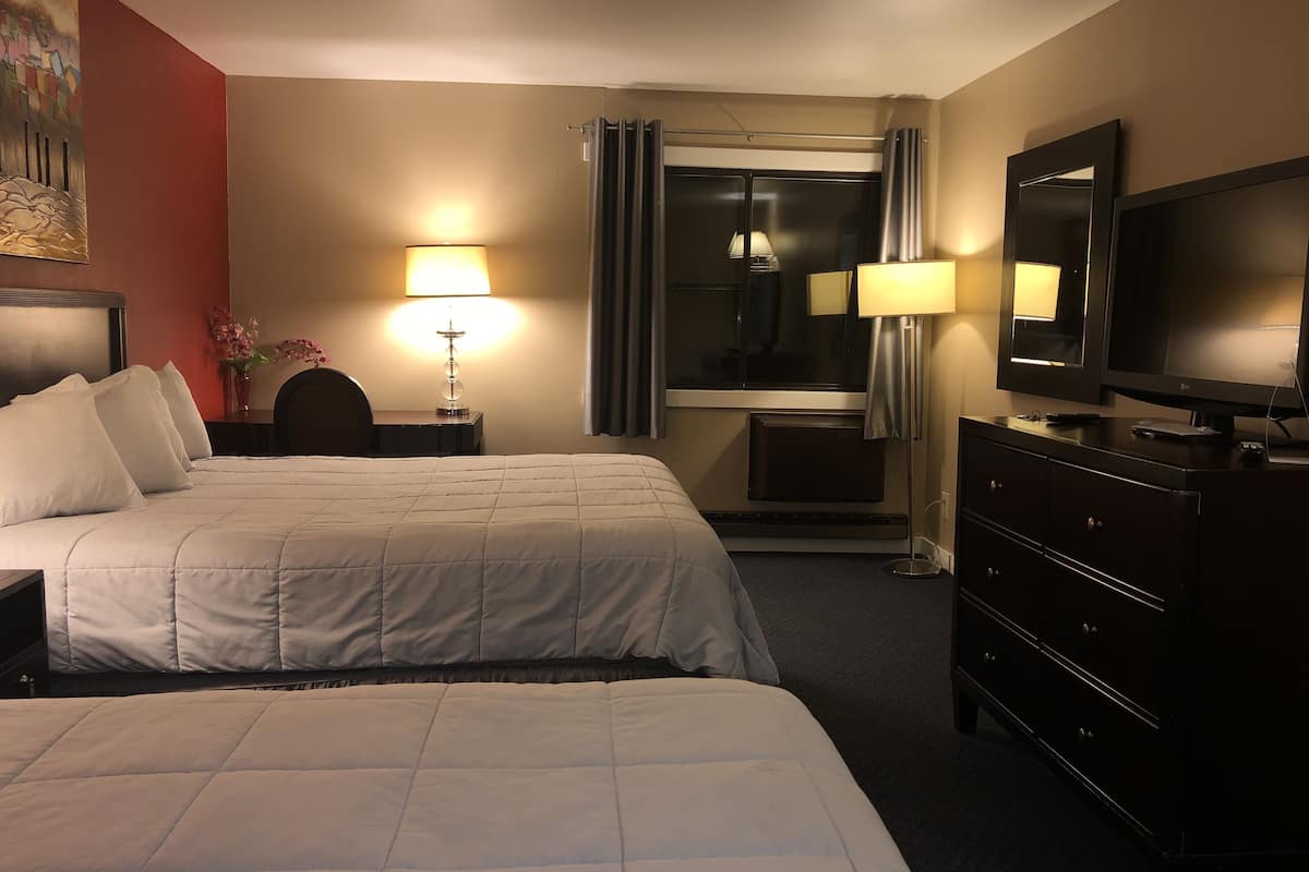 standard room, 2 queen beds | 1 bedroom, individually furnished, desk, laptop workspace