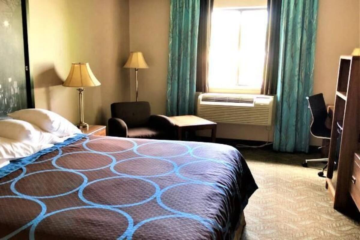 Hypo-allergenic bedding, in-room safe, individually decorated