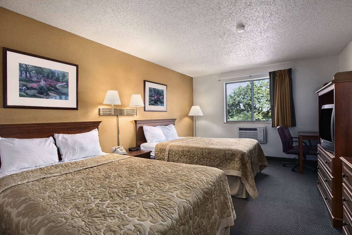 In-room safe, desk, iron/ironing board (on request), cribs (free)