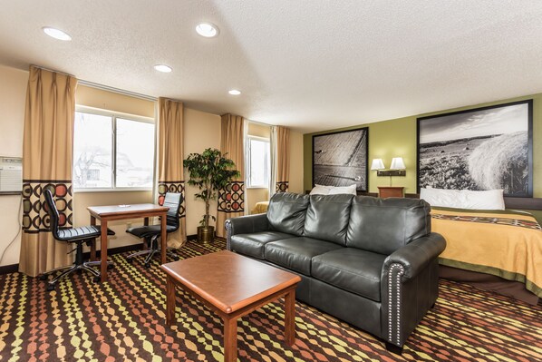 Studio Suite, 2 Queen Beds, Non Smoking | Desk, blackout drapes, iron/ironing board, free cribs/infant beds