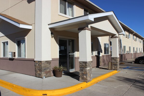 Overnatningsstedets facade